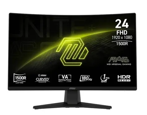 23.6" MSI MAG 242C černá / VA / 1920x1080 / LED / 16:9 / 1ms / 3000:1 / 300cd-m2 / DP + HDMI / VESA