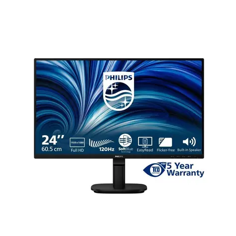 24" PHILIPS 24B2N2200/00 černá / IPS / 1920 x 1080 / 120Hz / 4ms / 300cd / HDMI / DP / VGA / REPRO / VESA 