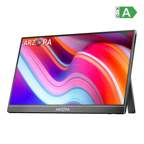 16,1" Arzopa Z1C / Přenosný monitor / 1920 x 1080p / 16:9 / 2x USB-C / Mini HDMI 