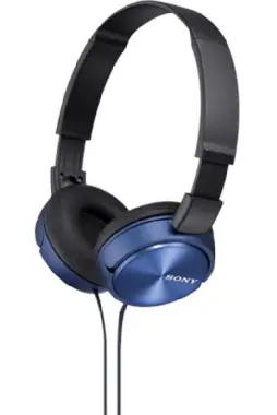 SONY MDR-ZX310 Modrá / Sluchátka s páskem / 30mm reproduktory / 98 dB