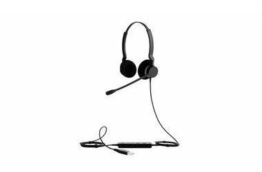Jabra BIZ 2300 Duo (2399-829-109) černá / Pro callcentra / USB / E-STD / FreeSpin