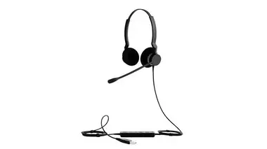 Jabra BIZ 2300 Duo (2399-823-109) černá / Pro callcentra / USB / E-STD / MS / FreeSpin