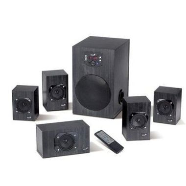 Genius repro SW-HF 5.1 4500 / 5.1 / 125W/ Dřevěné / černé