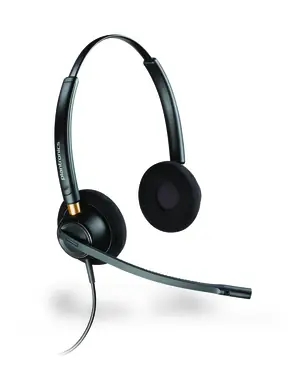 Plantronics EncorePro 520 / náhlavní souprava na obě uši se sponou / černá