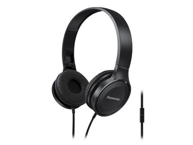 Panasonic RP-HF100ME-K černá / stereo sluchátka s mikrofonem / jack 3.5 mm / Outdoorová 