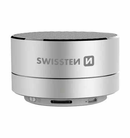 SWISSTEN i-METAL stříbrná / Bluetooth reproduktor / 3W / 300mAh