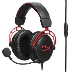 HyperX Cloud Alpha Pro Gaming / černo-červená / herní sluchátka s mikrofonem / 50 mm / 3.5mm Jack / 1.3m 