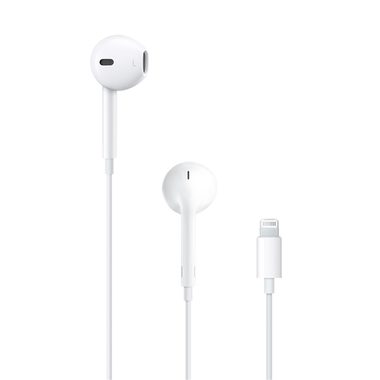 Apple MMTN2ZM sluchátka EarPods bílá / s ovládáním a mikrofonem / Lightning konektor / pro iPhone iPod