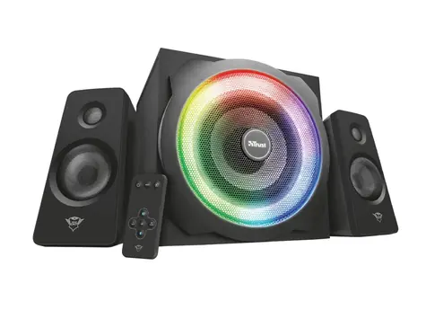 Trust GXT 629 Tytan 2.1 RGB Speaker Set / Reproduktory / 2.1 / 60 W RMS / RGB