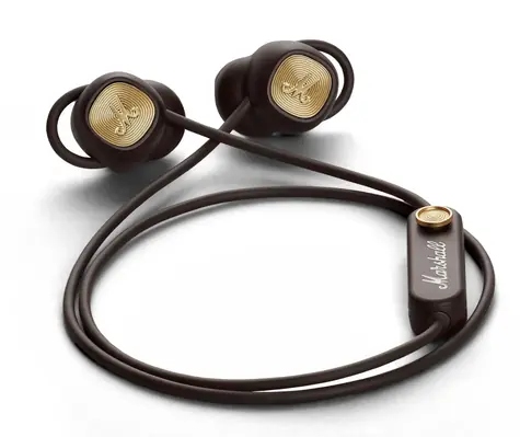 Marshall Minor II Bluetooth hnědá / Sluchátka s mikrofonem / Bluetooth 5.0 