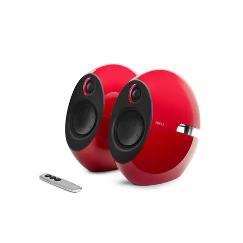 EDIFIER E25HD Luna HD červená / 2.0 / reproduktory / Bluetooth / Opt. / 3.5mm jack / RMS 74W