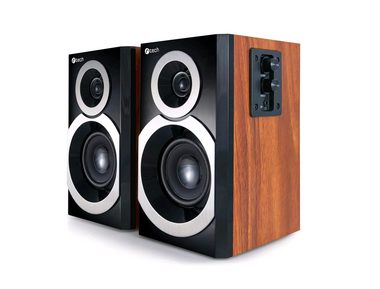 C-TECH SPK-310WD Reproduktory černá / 2.0 / dřevěné