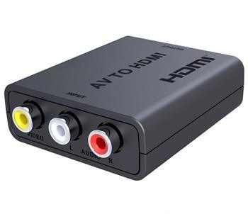 PremiumCord převodník AV kompozitního signálu na HDMI černá / 1080p / HDMI 1.3