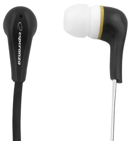 Esperanza EH146K Lollipop černá / sluchátka do uší / 3.5 mm jack / 1.2 m