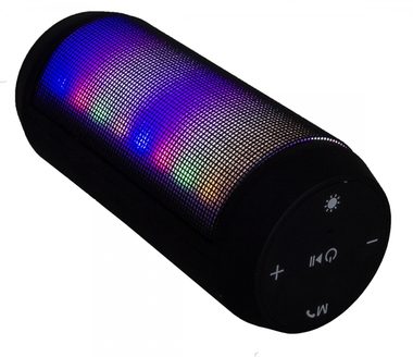 Esperanza EP133K FADO černá / Bluetooth reproduktor / 5W / 5V / 800mAh / LED / BT 3.0 / FM radio / AUX / USB / microSD
