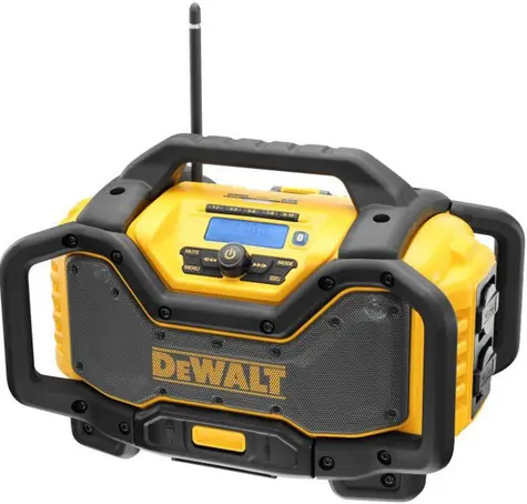 DeWalt DCR027 / Aku rádio s nabíječkou / 220V | 10.8V-18V / USB / AUX / bez Aku