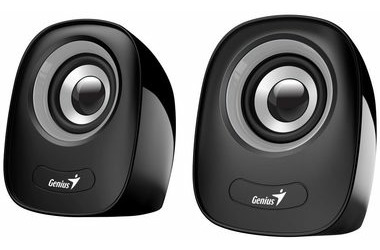Genius SP-Q160 černo-šedá / Repro / 2.0 / 6W / USB napájení / 3.5 mm jack