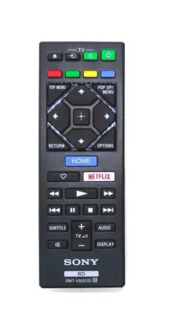 SONY RMT-VB201D / dálkový ovladač pro Blu-ray přehrávače UBP-X700 & BDP-S1700 & BDP-S3700 / černá