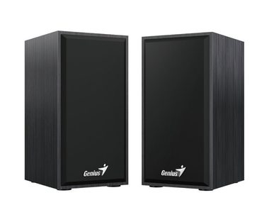 Genius SP-HF180 černá / Repro / 2.0 / 6W / 3.5 mm jack / ovladač hlasitosti / dřevěné