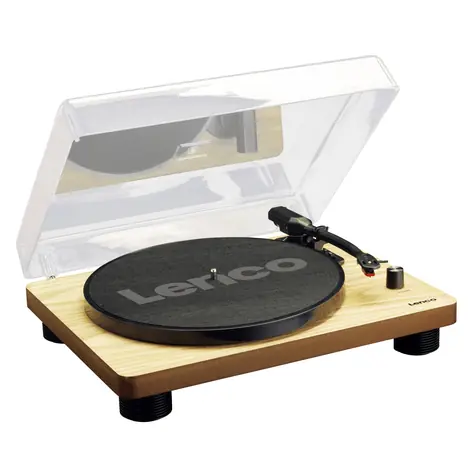 Lenco LS-50 hnědá / Gramofon / 33 & 45 & 78 RPM / USB-A / předzesilovač / repro