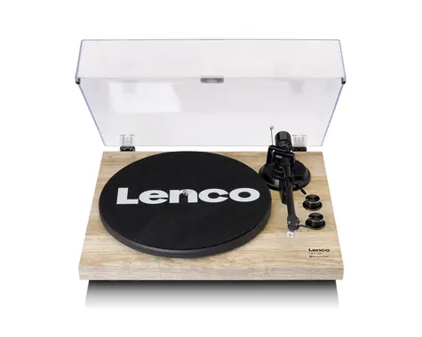 Lenco LBT-188 světle hnědá / Gramofon / 33 & 45 RPM / USB / BT / RCA / předzesilovač
