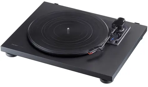 TEAC TN-180BT-A3 černá / Gramofon / 33 & 45 & 78 RPM / BT / RCA / předzesilovač 