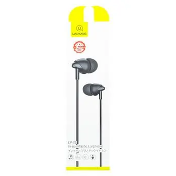 USAMS EP-39 In-Ear Stereo Headset 3.5mm černá