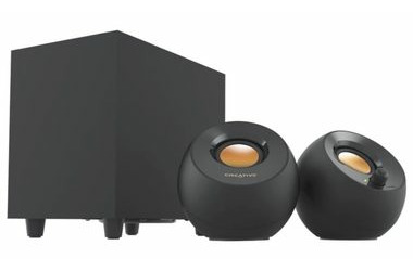Creative Pebble Plus 2.1 černá / Repro pro PC / 2.1 / 8W RMS / USB napájení