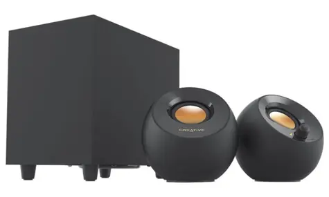 Creative Pebble Plus 2.1 černá / Repro pro PC / 2.1 / 8W RMS / USB napájení