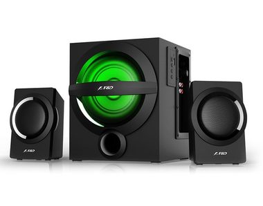 Fenda F&D A140X černá / Reproduktory / 2.1 / 37W / BT4.0 / FM rádio / USB přehrávání / dálkové ovládání