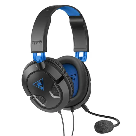 Turtle Beach RECON 50P černá / herní sluchátka pro PS4 / 40mm měniče / 3.5 mm jack / mikrofon / ovladač hlasitosti
