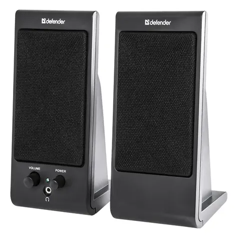Defender SPK-170 černá / reproduktory 2.0 / 4W / regulace hlasitosti / napájení USB / 3.5mm