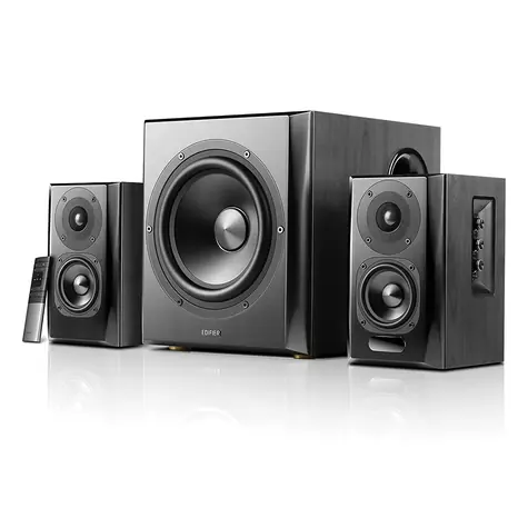 EDIFIER S351DB černá / 2.1 / reproduktory / 150W RMS / Bluetooth / 3.5 mm jack / opt. vstup 