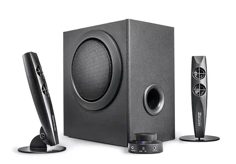 Wavemaster STAX BT černá / reproduktory / 2.1 / Bluetooth / 3.5mm jack / RMS 46W / dálkové ovládání