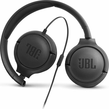 JBL TUNE 500 černá / sluchátka na hlavu / mikrofon / Siri a Google Now