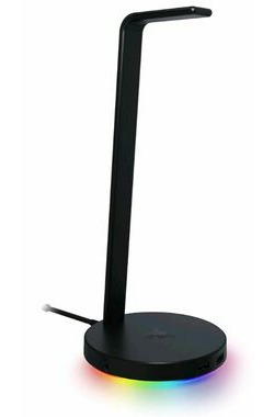Razer Base Station Chroma Stojánek na sluchátka černá / 2xUSB / 3.mm jack / RGB LED