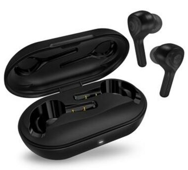 CONNECT IT HYPERBASS True Wireless Sonic+ černá / bezdrátová sluchátka do uší / TWS / mikrofon / BT5 / nabíjecí pouzdro