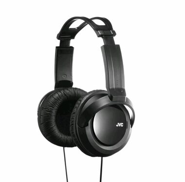 JVC HA-RX330-E černá / sluchátka přes hlavu / jack 3.5 mm / 2.5 m