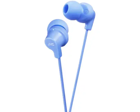 JVC HA-FX10-LA-E modrá / sluchátka do uší / 3.5mm jack / 1.2m