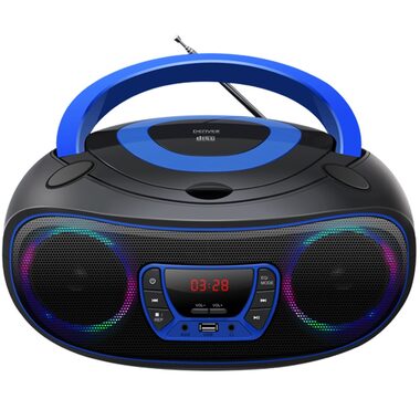 Denver TCL-212BT modrá / rádio / FM / Bluetooth / CD / USB / 2x 2W
