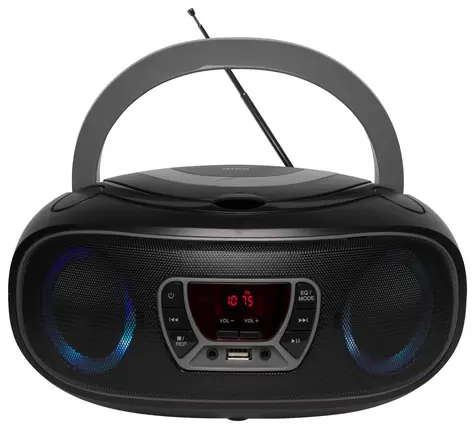 Denver TCL-212BT šedá / rádio / FM / Bluetooth / CD / USB / 2x 2W