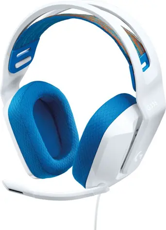 Logitech G335 bílá / Herní sluchátka s mikrofonem / pro PC & PS4 & Xbox One & Nintendo Switch / kabel 1.8m