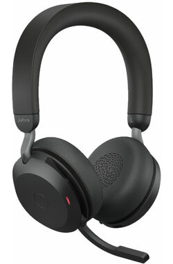 Jabra Evolve2 75 UC USB-C černá / bezdrátová sluchátka / mikrofon / ANC / USB-C (nabíjení) / USB adaptér + Bluetooth