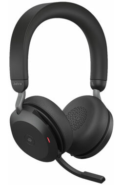 Jabra Evolve2 75 MS USB-C černá / bezdrátová sluchátka / mikrofon / ANC / USB-C (nabíjení) / USB adaptér + Bluetooth