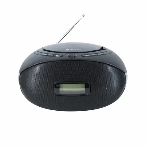 Denver TC-29 černá / CD přehráváč & FM rádio / 2x 1W RMS / LCD / AUX IN