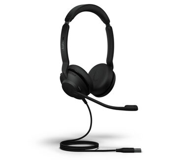 Jabra Evolve2 30 Stereo MS USB-C černá / stereo náhlavní souprava / mikrofon / USB-C