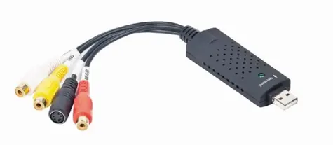 Gembird UVG-002 černá / video capturing device / s programováním / TV / FM / USB