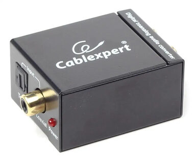 Gembird DSC-OPT-RCA-001 černá /  audio converter