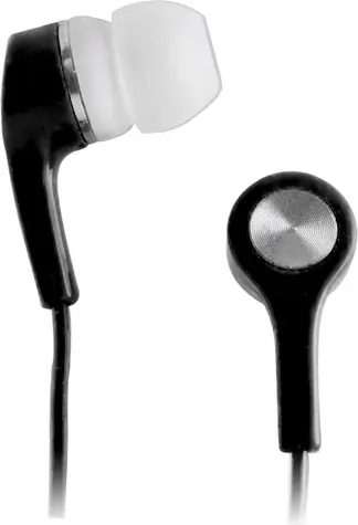 Setty GSM022087 černá / silikonová špuntová sluchátka / jack 3.5mm / 1m