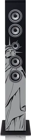 Lenco IBT-6 NY Liberty / Sloupový reproduktor / 40W / Bluetooth / FM / USB / SD / AUX / LCD 